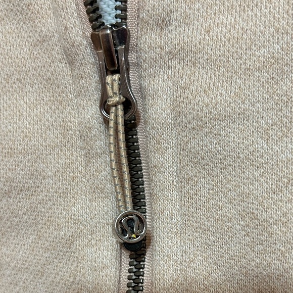 Authentic Lululemon scuba Hoodie Light Cotton Heathered Dusty Rose jacket 8 - Picture 5 of 10